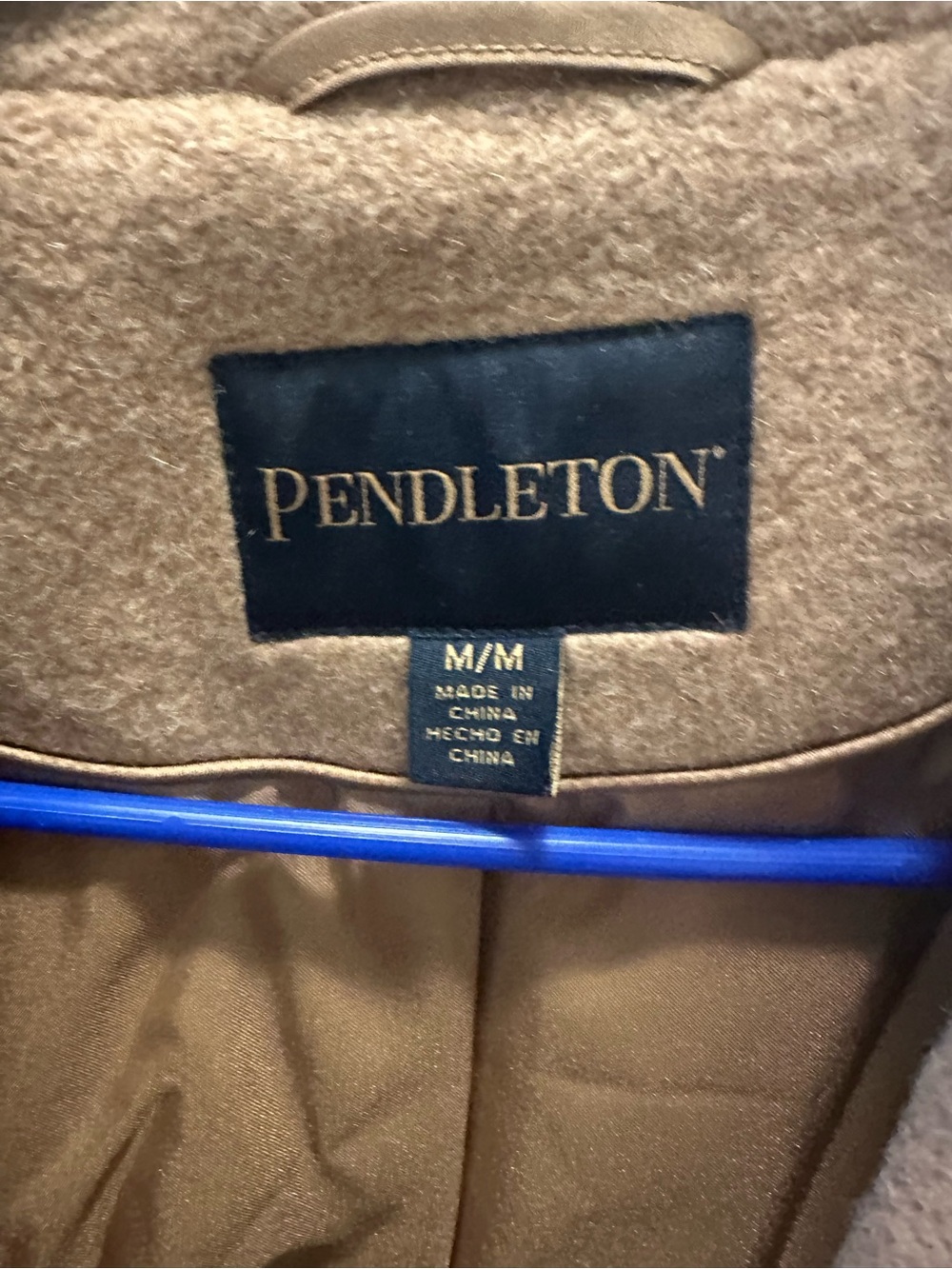 Pendleton Tan Aztec-Pattern Zip Front Trench Coat - Picture 2 of 4
